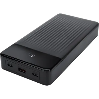 BlueBuilt Powerbank 27.000 mAh mit Schnellladefunktion Schwarz