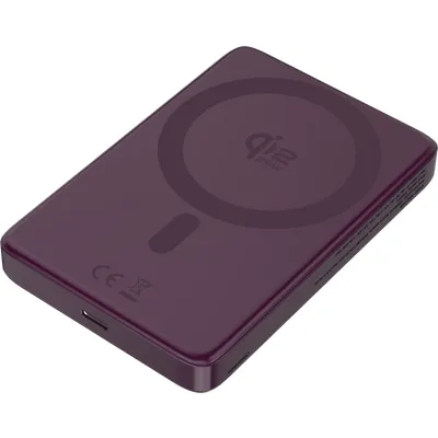 BlueBuilt Wireless Powerbank mit Qi2.2 und MagSafe 10.000 mAh mit Schnellladen 25 Watt Rot