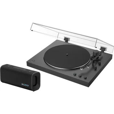 Sony PS-LX3BT Schwarz + Sony ULT Field 3