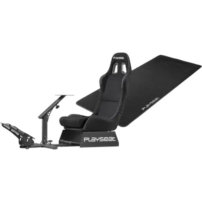 Playseat Evolution ActiFit Schwarz + Bodenschutzmatte