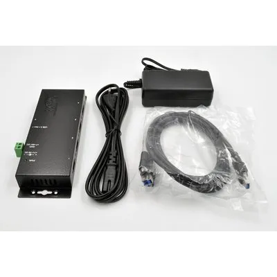 EXSYS EX-1183HMVS-2 Schnittstellen-Hub USB 3.2 Gen 1 (3.1 Gen 1) Type-B 5000 Mbit/s Schwarz (EX-1183HMVS-2)
