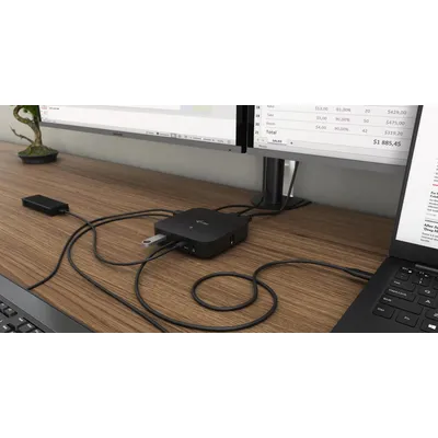 i-tec USB-C HDMI DP Docking Station with Power Delivery 100 W + Universal Charger 112 W - Verkabelt - USB 3.2 Gen 1 (3.1 Gen 1) Type-C - 100 W - 3,5 mm - 10,100,1000 Mbit/s - Schwarz (C31HDMIDPDOCKPD100)