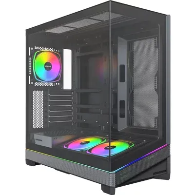 Montech Sky 3 Midi-Tower PC-Gehäuse ATX schwarz ARGB Tempered Glass (SKY 3 (B))