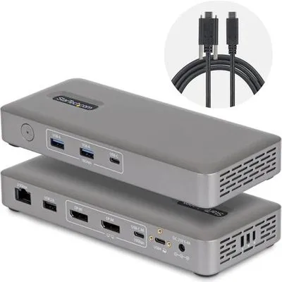 STARTECH COMPONENTS Dual-DP USB4 Dock 100W PD Driverless (208UE-USB4-DOCK)