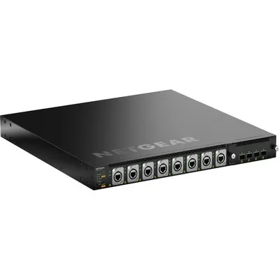 NETGEAR 16X 2.5G POE MANAGED SWITCH 8X NEUTRIK ETHERCON 4XSFP28 25G (MSM4320-100NES)
