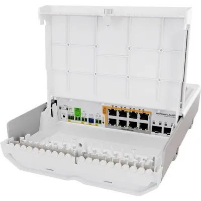 MikroTik Cloud Smart Switch CSS610-8P-2S+OUT, netPower, 8x Gigabit, PoE+, 2x SFP+ (CSS610-8P-2S+OUT)