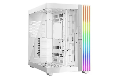 be quiet! Light Base 900 DX - FT - E-ATX - Seitenteil mit Fenster (Glas) - keine Spannungsversorgung (ATX / PS/2) - weiß - USB/Audio (BGW70)