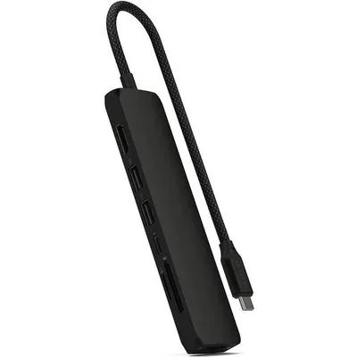 Satechi 7-in-1 - Dockingstation - USB-C / USB 3.2 Gen 2 x 2 (ST-P7SK)