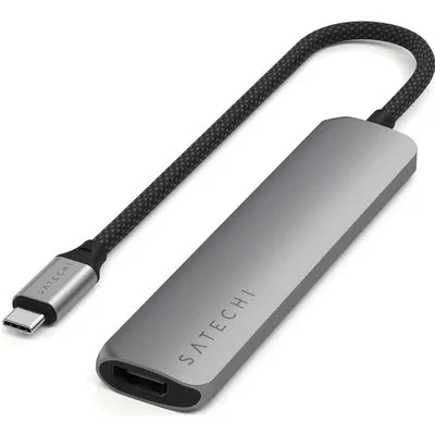 Satechi 6-in-1 - Dockingstation - USB-C 3.2 Gen 2 - HDMI (ST-P6SM)