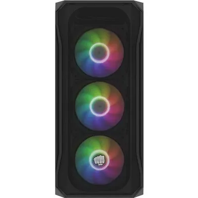 FURY Shobo SH4F RGB - Midi Tower - PC - Schwarz - ATX - micro ATX - Mini-ITX - ABS - Netz - Stahl - Gehärtetes Glas - Multi (NFO-2154)
