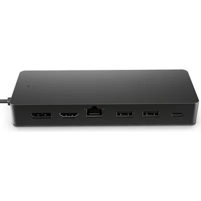 HP Universal USB-C Multiport Hub - Dockingstation - USB-C - HDMI, DP - für OMEN by HP Laptop 16, Victus by HP Laptop 15, 16, Laptop 14, 15, ZBook Fury 16 G9 (50H98AA)