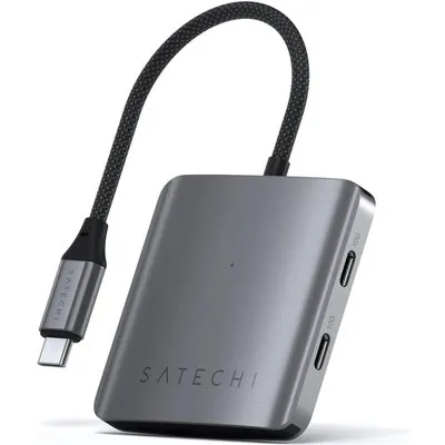 Satechi - Hub - mit Power Delivery - 4 x USB-C 3.2 Gen 2 - Desktop (ST-H4CPDM)