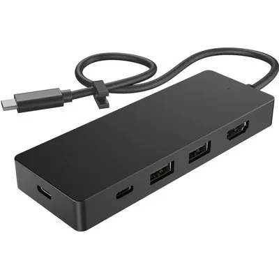 HP Travel Hub G3 - Port Replicator - USB-C - HDMI - Smart Buy - für EliteBook 640 G9 Notebook, 840 G10 Notebook, ProBook 460 G11, 460 G11 Notebook (86S97UT)