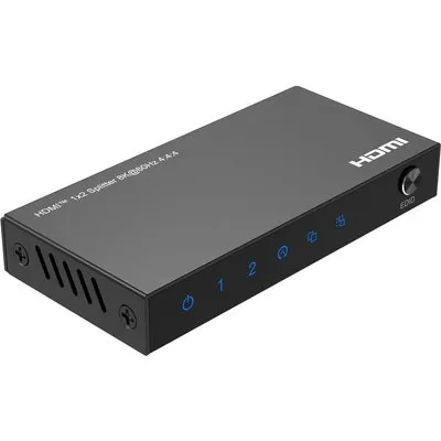 MicroConnect 8Ka60Hz HDMI Splitter 1x2 4 4 4 (MC-HDMISPLITTER0102-8K)
