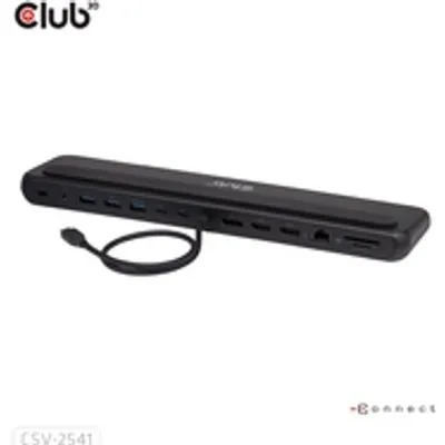 Club 3D USB-C 12in1-Dock>DP1.4/2xHDMI/2xUSB-C/8K30Hz PD100W retail (CSV-2541)