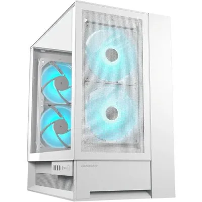 Cougar Gehäuse Midi-Tower OmnyX ARGB Weiß - Midi/Minitower (CGR-2WA3W-RGB)