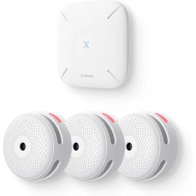 X-Sense FS31 Rauchwarnmelder-Set plus Zentrale B x H T 90 26.5 90 mm (ZASXS00108WEU)