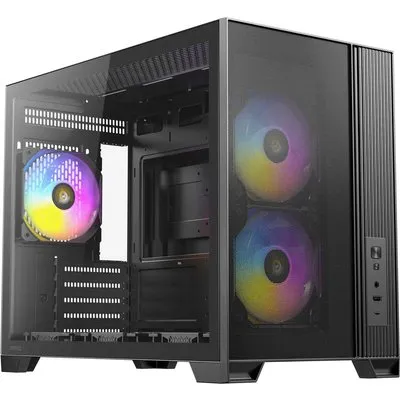 Antec Geh Mini FLUX M Micro-ATX/Mini-ITX o.N. BK retail - Midi/Minitower - ATX (0-761345-10253-7)