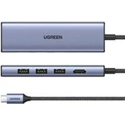 Ugreen Revodok CM511 USB-C auf HDMI, 3x USB-A 3.0, SD/TF (20956A)