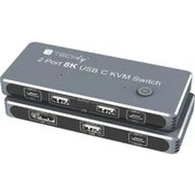 Techly KVM USB-C Switch 8K Displayport 1.4 2x USB-C, 3x USB 2.0 Hersteller: Techly (IDATA-KVM-DPC8K)