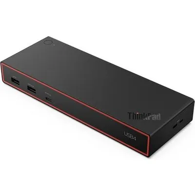 Lenovo ThinkPad USB4 Dock 5000 Dockingstation 100W EU Schwarz 40BF0100EU