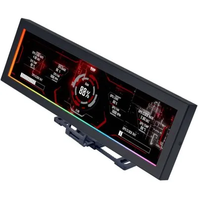 Lian Li SM088X 8.8 Zoll Universal Screen Display schwarz für PC-Gehäuse