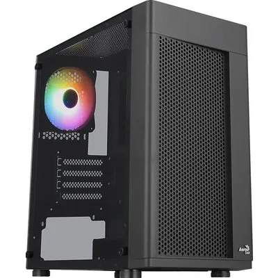 Aerocool Hexform - Mini Tower - PC - Schwarz - micro ATX - Mini-ITX - ABS - SPCC - Hinten - Vorderseite (AEROPGS-HEXFORM-GBK2)