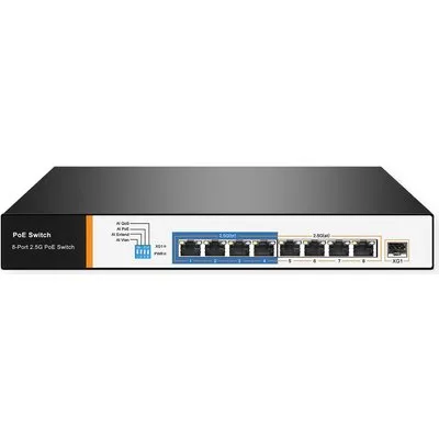 VALUE PoE 2.5Gigab.Switch 8x 2.5GbE PoE+ 1x 10GbE SFP - Switch - 8-Port - Ethernet - Power over Ethernet (21.99.1189)