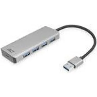 ACT AC6121 Schnittstellen-Hub USB 3.2 Gen 1 (3.1 Gen 1) Type-A 5000 Mbit/s Aluminium (AC6121)