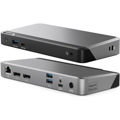 ALOGIC DX2 - Dockingstation - USB-C - 2 x DP - 1GbE - 100 Watt (DUPRDX2-WW)