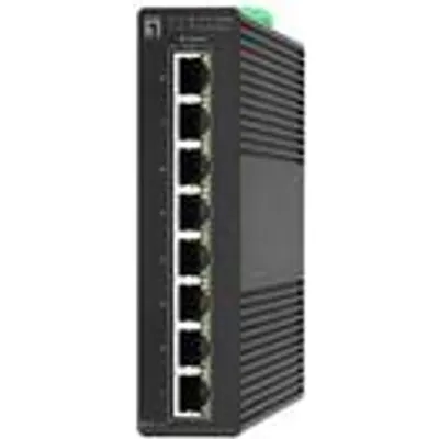 LevelOne Switch 8x GE IGS-2108P 8xPoE Outputs schwarz (IGS-2108P)