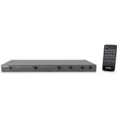 Marmitek Connect 642 Pro - AV-Matrix-Umschalter - 18 Gbit/s - 600 MHz - 3840 x 2160 Pixel - Schwarz - 100 - 240 V (25208386)