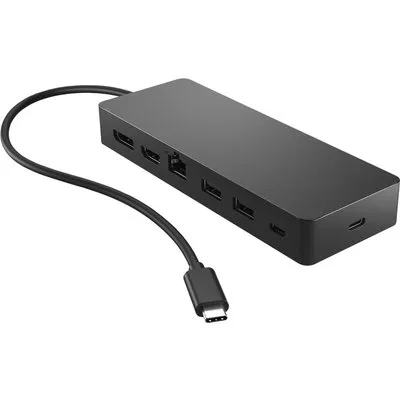 HP Universal USB-C Multiport Hub - Dockingstation - USB-C - HDMI, DP - Smart Buy - für OMEN by HP Laptop 16, Victus by HP Laptop 15, 16, Laptop 14, 15, ZBook Fury 16 G9 (50H55UT)