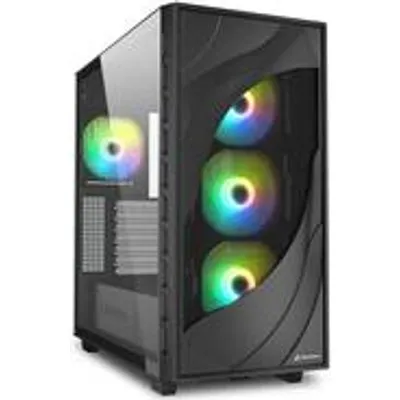 Sharkoon Rebel C80G RGB ATX Black schwarz (4044951041152)