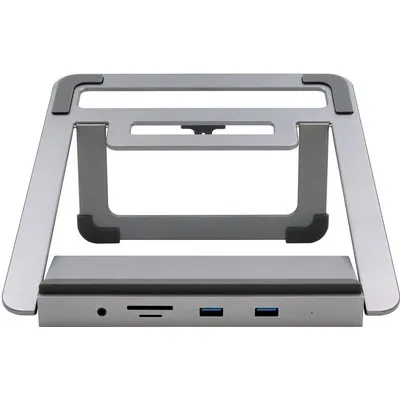 EXSYS EX-1223HM Notebook-Dockingstation & Portreplikator Kabelgebunden USB 3.2 Gen 1 (3.1 Gen 1) Type-A Silber (EX-1223HM)
