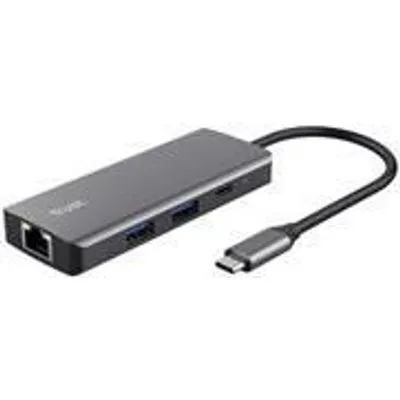 Trust Dalyx - Dockingstation - für Laptop - USB-C - HDMI - 1GbE (24968)