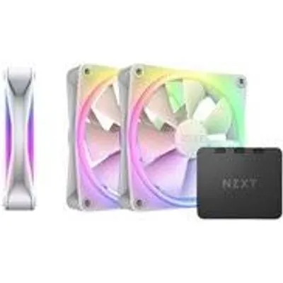 NZXT F Series F120 RGB DUO Triple Pack - Gehäuselüfter - 120 mm - weiß (RF-D12TF-W1)