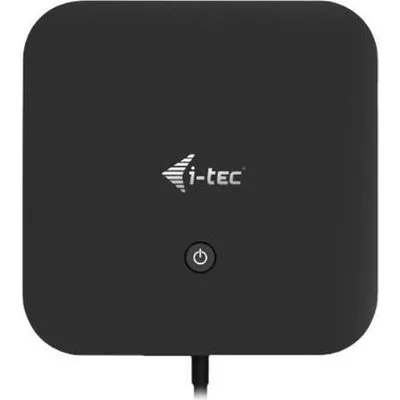 i-Tec USB-C Dual Display Docking Station with Power Delivery - Dockingstation - USB-C / Thunderbolt 3 - 2 x DP - GigE