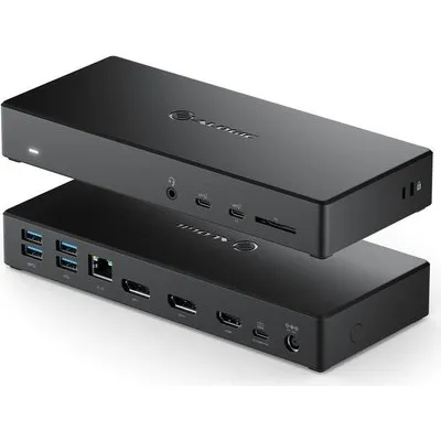 ALOGIC DUCMA3 Notebook-Dockingstation & Portreplikator Verkabelt USB 3.2 Gen 1 (3.1 Gen 1) Type-C Schwarz (DUCMA3)