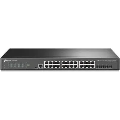 TP-Link JetStream TL-SG3428X - V1 - Switch - managed - 24 x 10/100/1000 + 4 x 10 Gigabit SFP+ - an Rack montierbar (TL-SG3428X)