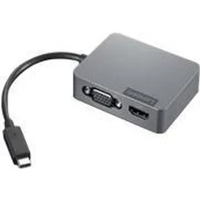 Lenovo Travel Hub Gen2 - Dockingstation - USB-C - VGA, HDMI - 1GbE - Campus (4X91A30366)