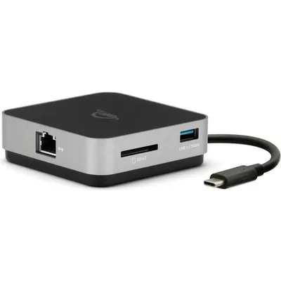 OWC Travel Dock E - Mini-Dock - USB-C 3.2 Gen 1 / Thunderbolt 3 - HDMI - GigE