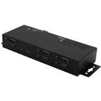 Exsys EX-1237HMVS - Hub - 3 x USB 3.2 Gen 2 + 4 x USB-C 3.2 Gen 2 - Desktop, wandmontierbar