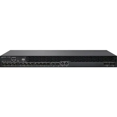 LANCOM XS-5116QF - Switch - L3 - managed - 12 x 1 Gigabit / 10 Gigabit SFP+ + 2 x Combo 1/2,5/5/10 Gigabit Ethernet / 1/10 Gigabit SFP+ + 2 x 40 Gigabit QSFP+ (Uplink/Stacking) - Luftstrom von vorne nach hinten - an Rack montierbar (61859)