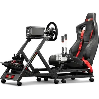 Next Level Racing GTTRACK - Rennsitz - 150 kg - 120 cm - 210 cm - Schwarz - Rot - Gummi (NLR-S009)