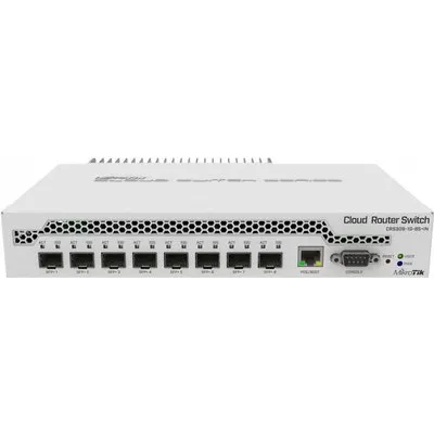 Mikrotik CRS309-1G-8S+ Managed Gigabit Ethernet (10/100/1000) Power over Ethernet (PoE) Weiß (CRS309-1G-8S+IN)