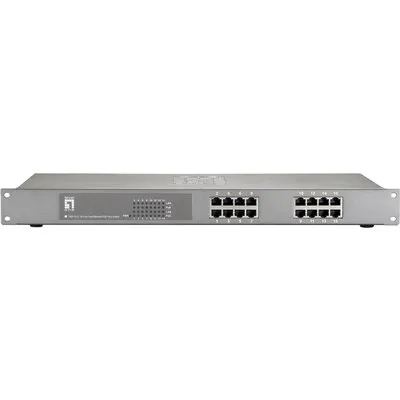 LevelOne FEP-1612 - Fast Ethernet (10/100) - 10BASE-T,100BASE-TX - IEEE 802.3,IEEE 802.3af,IEEE 802.3at,IEEE 802.3u,IEEE 802.3x - Cat3,Cat4,Cat5 - 4000 Eintragungen - 3,2 Gbit/s (FEP-1612W150)