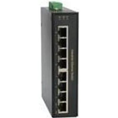 LevelOne IFP-0801 - Switch - 8 x 10/100 (4 PoE+) - Desktop, an DIN-Schiene montierbar, wandmontierbar - PoE+ (126 W) - Gleichstrom