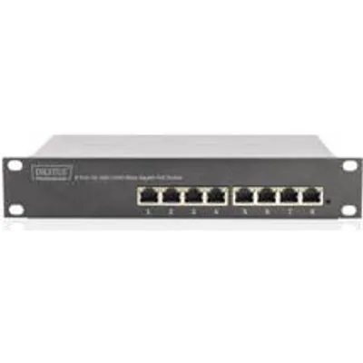 DIGITUS Professional DN-95317 - Switch - unmanaged - 8 x 10/100/1000 (PoE) - wandmontierbar - PoE