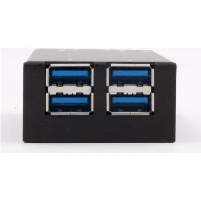 Exsys EX-1180HMS - Hub - 4 x SuperSpeed USB3.0 - Desktop, an DIN-Schiene montierbar (EX-1180HMS)